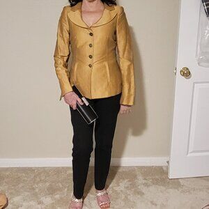 Georgiou Jacket, Gold, Size 2